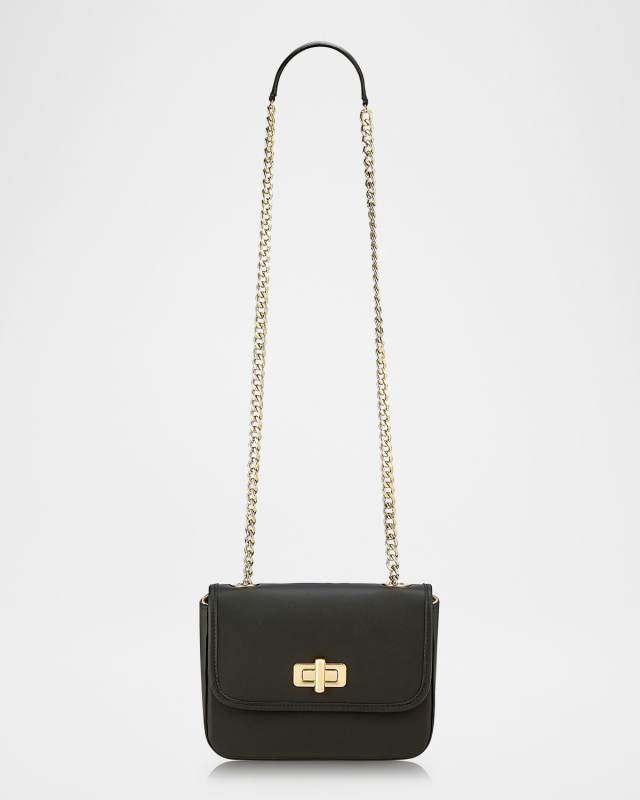 Riley Flap Leather Shoulder Bag